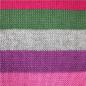 Preview: Strickstoff - Streifen - Baumwolle - grün/pink